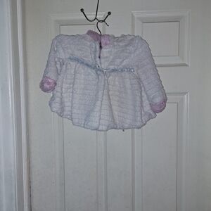 Satin flowers 2t jacket 5/$25